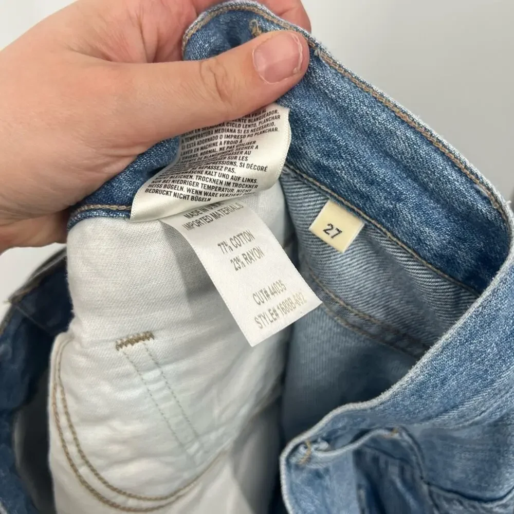 Citizens of Humanity COH Emerson Crop Slim Boyfriend Jeans Button Fly